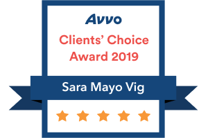 06 avvo client's choice award Sara Mayo Vig