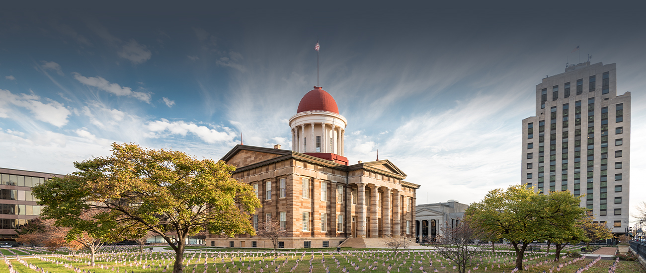 Old State Capitol in Springfield, Illinois