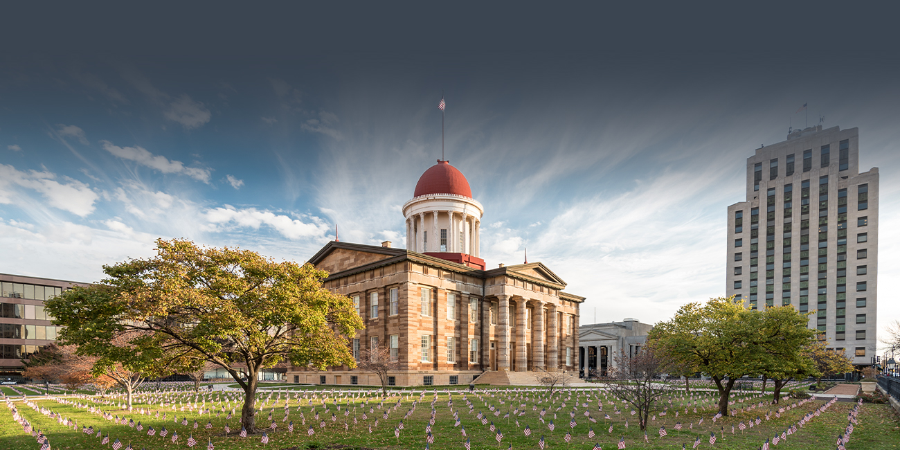 Old State Capitol in Springfield, Illinois